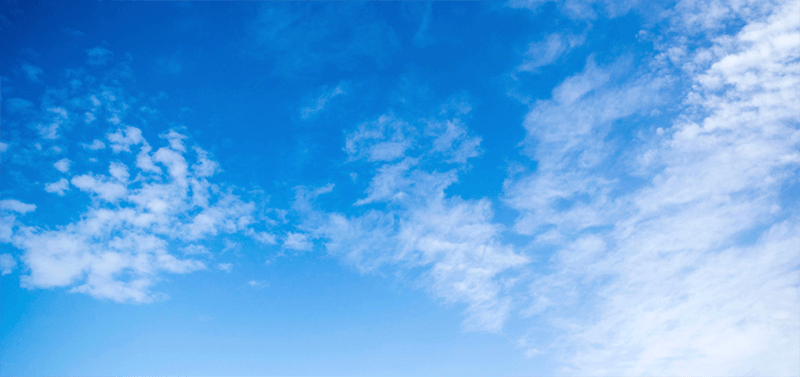 Фото неба с облаками для замены на исходном изображении в Фотошопе