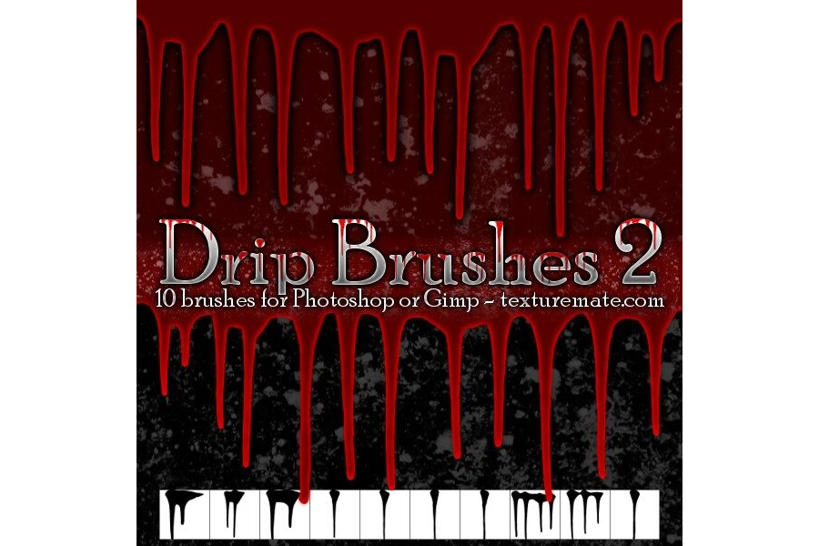 Кисти для имитации потеков