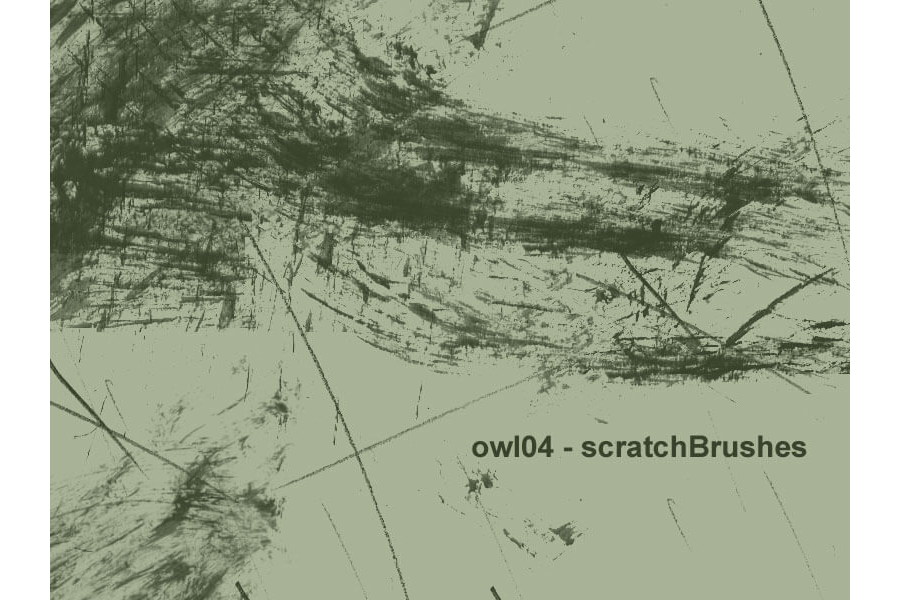 Кисти с различными царапинами