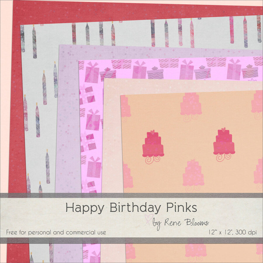 Праздничные фоны ко Дню рождения