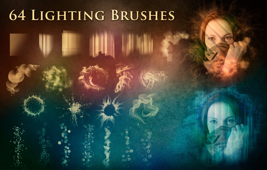 Кисти для рисования световых эффектов