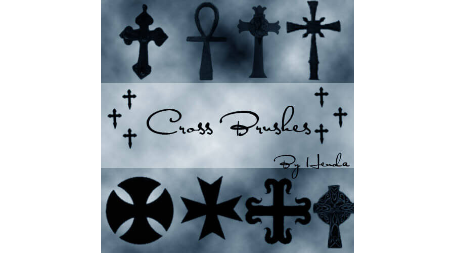 Кисти с крестами