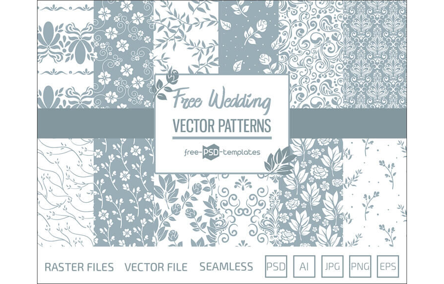 Свадебные фоны с нежными узорами