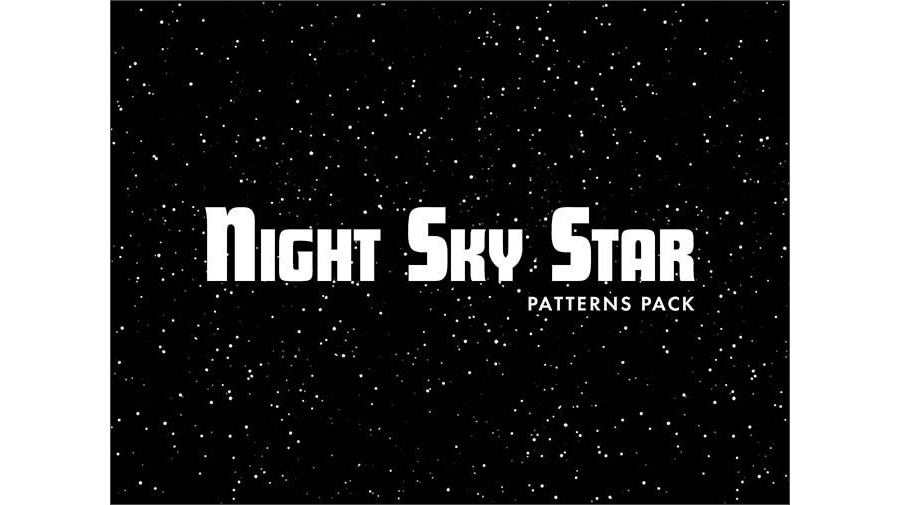 Набор узоров для создания фона звездного неба