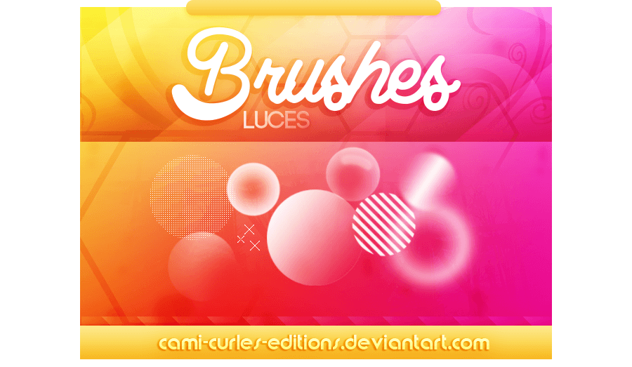 Кисти для создания световых эффектов, бликов, огней и вспышек