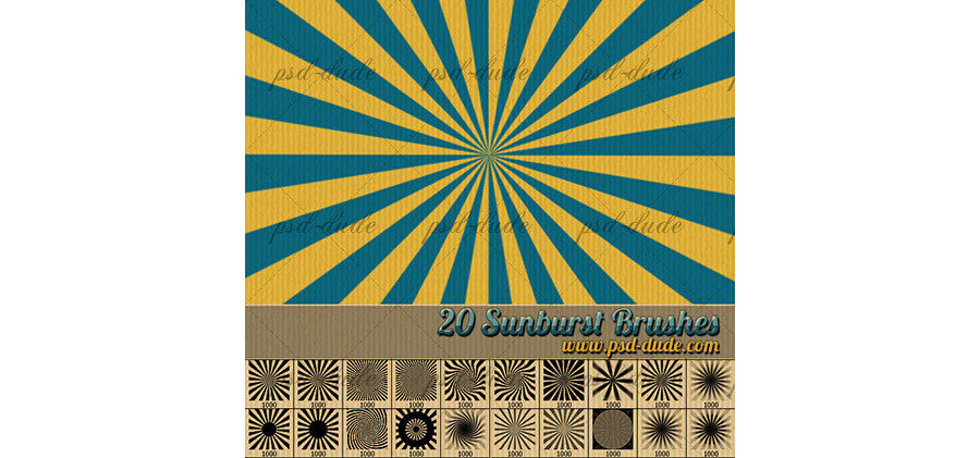 Кисти с расходящимися (солнечными) лучами