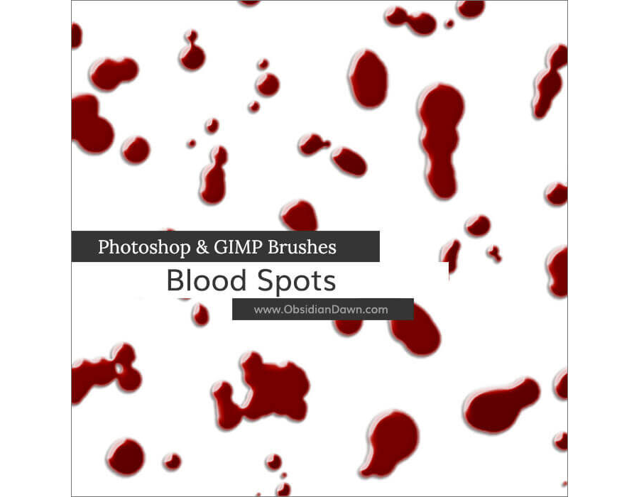 Кисти для имитации пятен крови