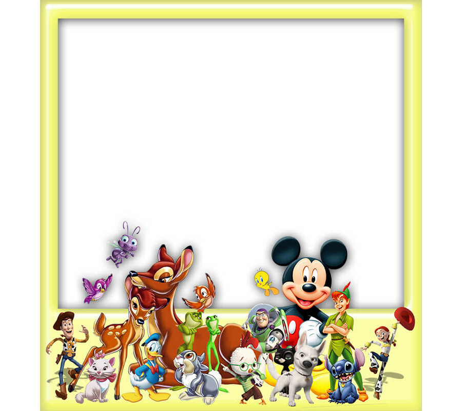 Детская рамка с мультяшными героями