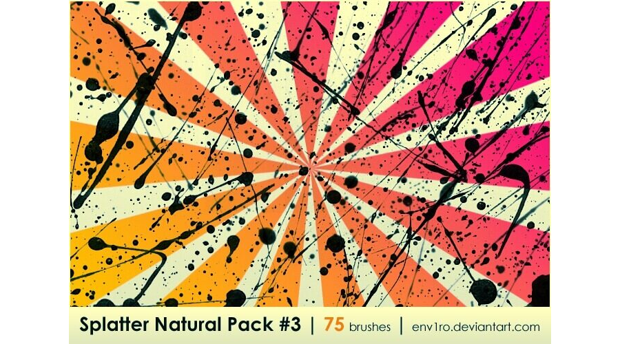 Кисти для имитации брызг и капель