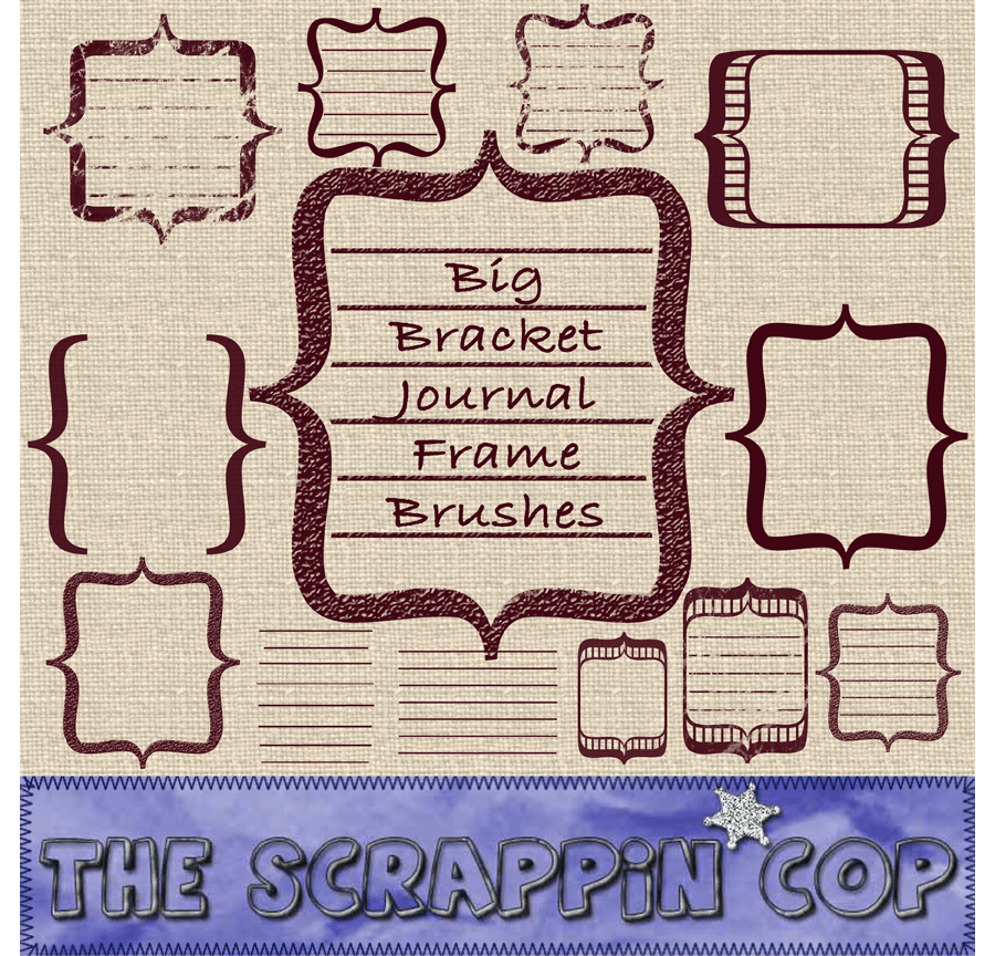 Кисти с журнальными рамками