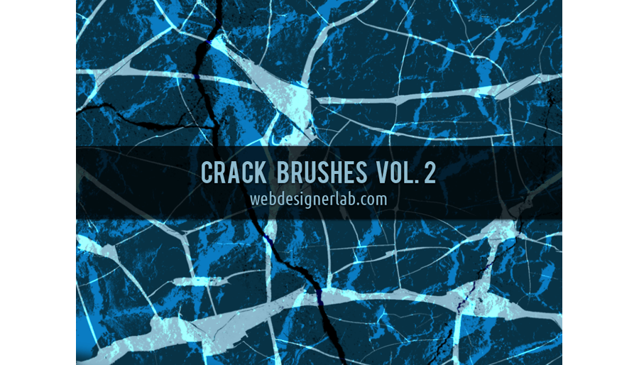 Кисти для рисования различных трещин