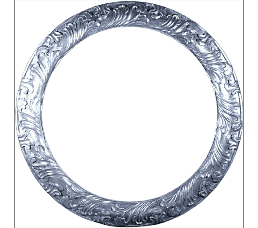 Круглая металлическая рамка