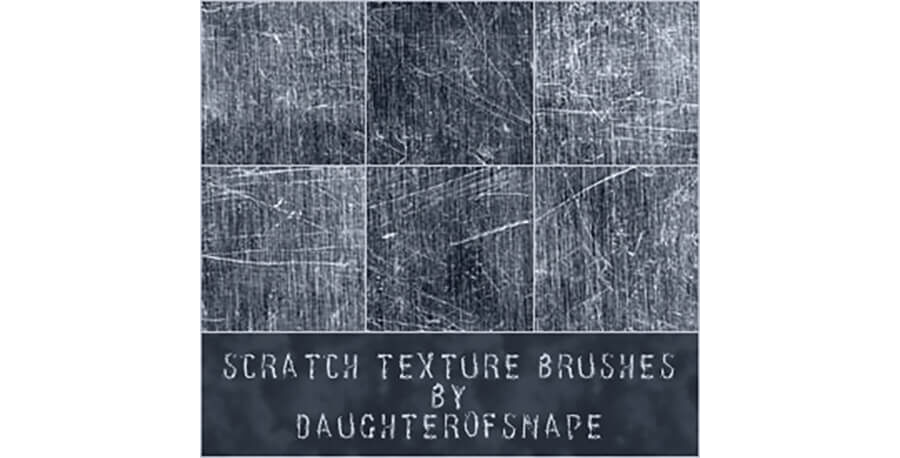Кисти с текстурами царапин