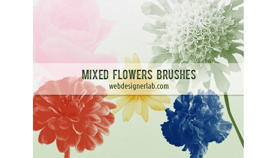 Кисти с бутонами цветов