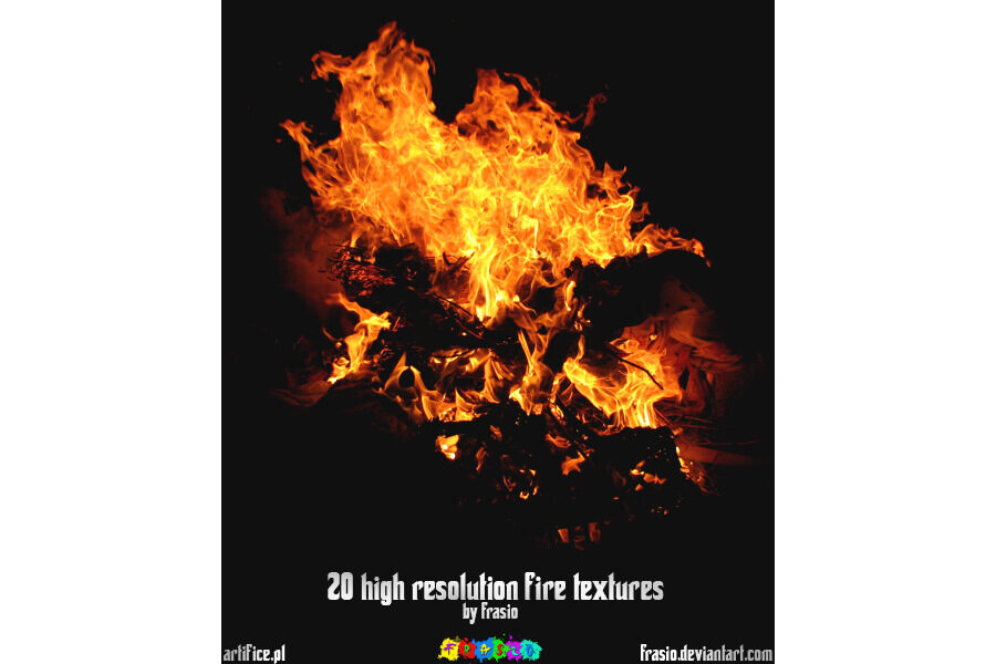Фоны-текстуры огня в высоком разрешении
