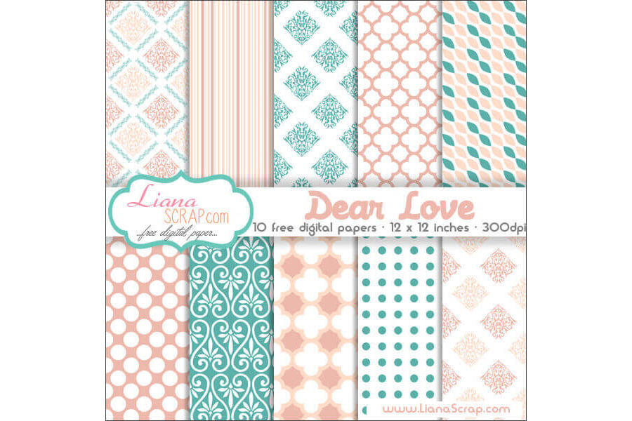 Свадебные фоны c различными узорами