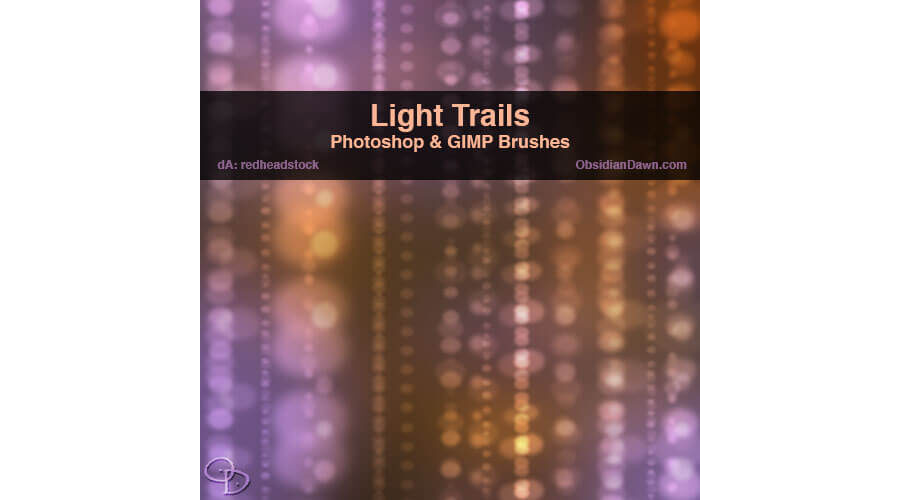 Кисти со световыми дорожками