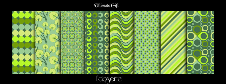 Фоны с абстрактными зелеными узорами