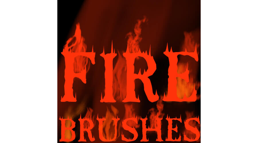 Кисти для рисования огня