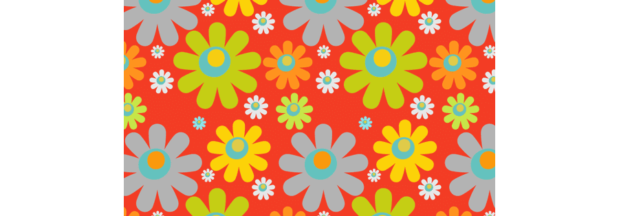 Паттерны с яркими цветами