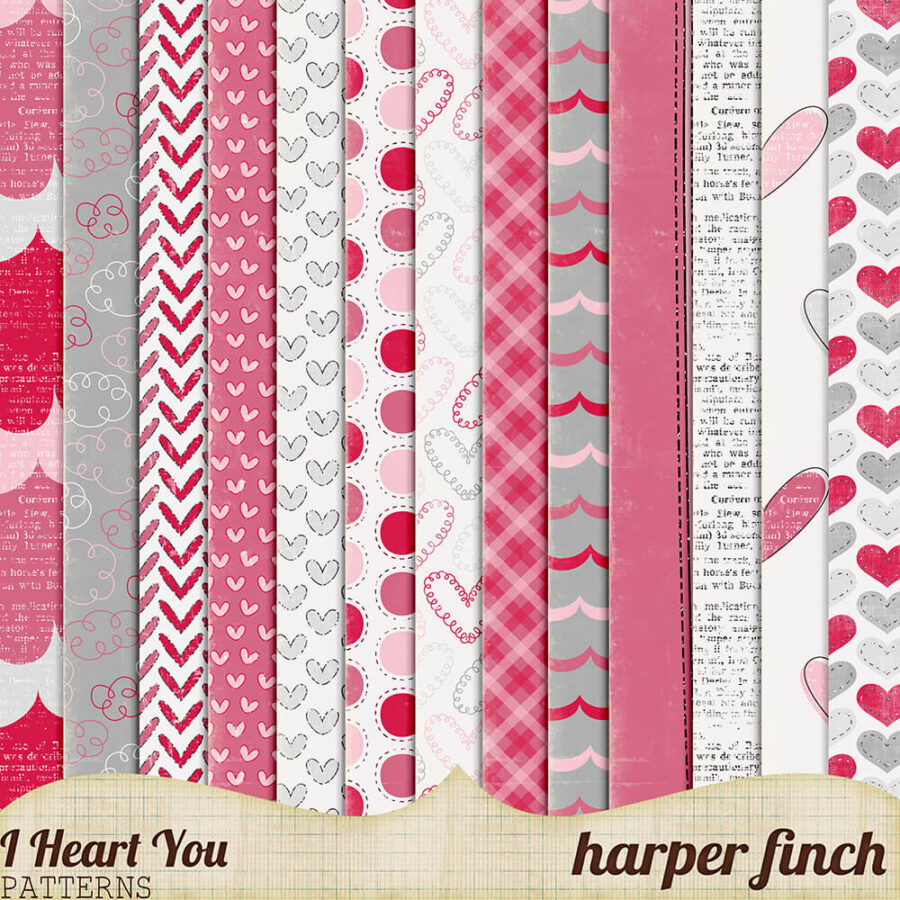 Яркие фоны с сердечками