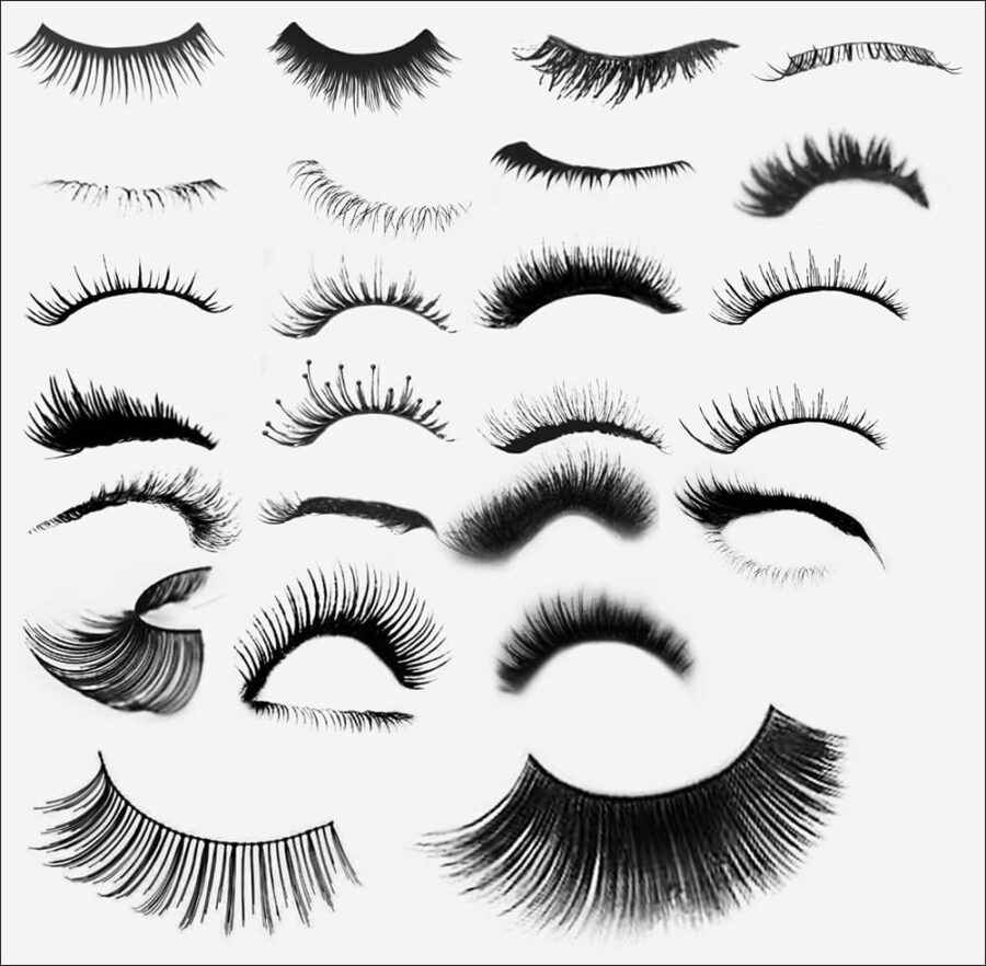 50 кистей с ресницами