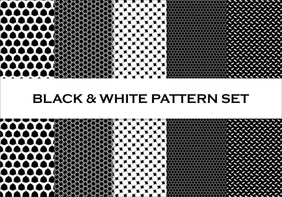 Набор паттернов для создания монохромных фонов