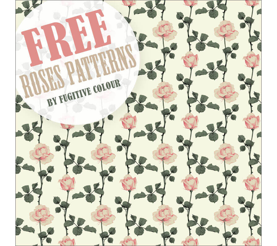 Набор паттернов для создания фонов с розами