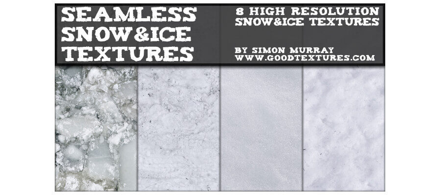 Фоны с текстурой снега и льда