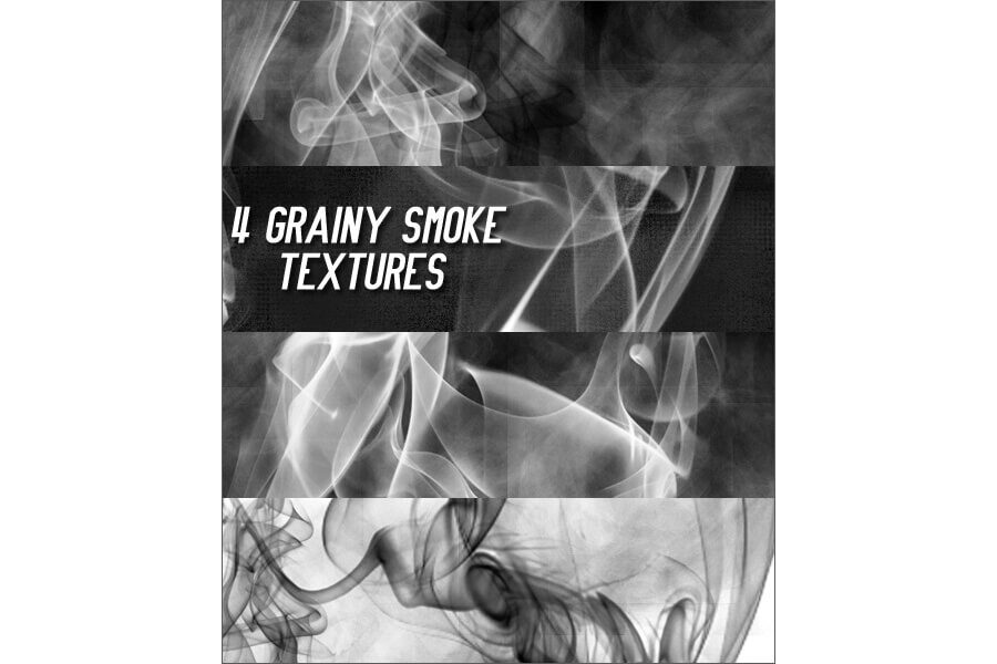 Фоны с зернистой текстурой дыма