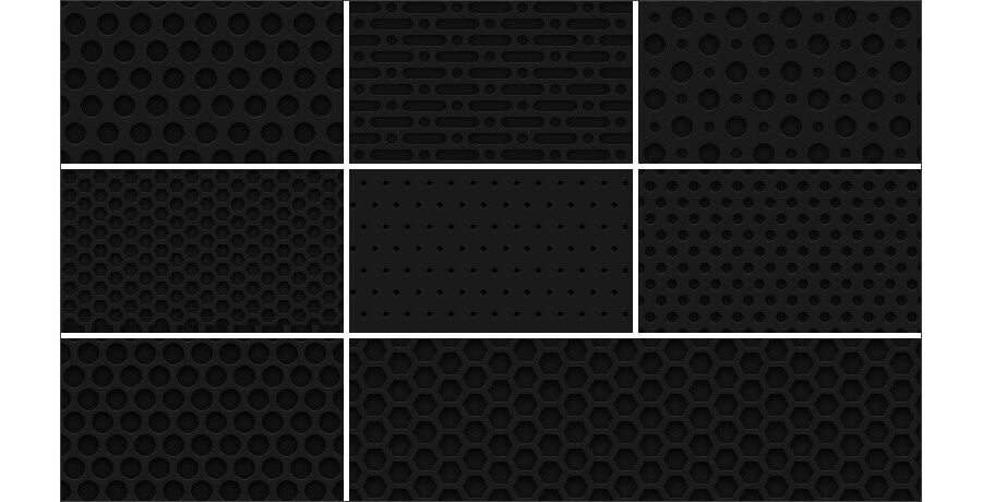 Темные фоны с текстурой металлической сетки