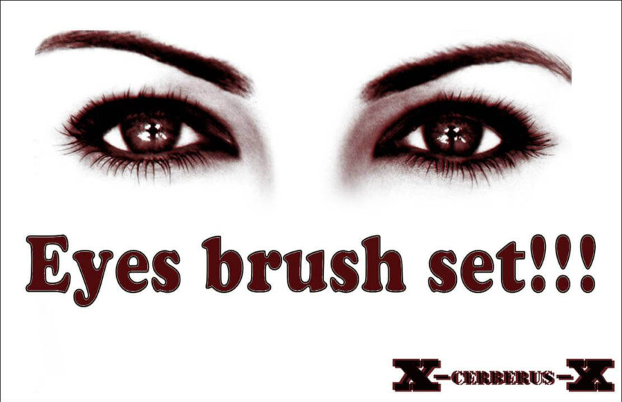 Кисти с реалистичными глазами