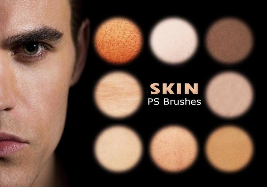 20 кистей с текстурами кожи, часть 5