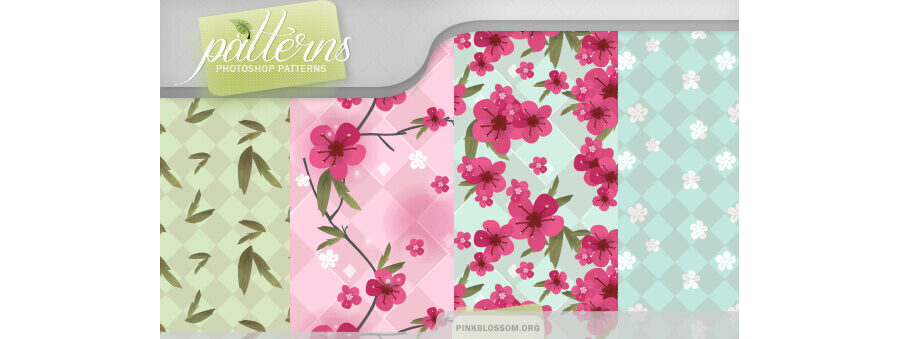 Паттерны для создания фонов с цветами