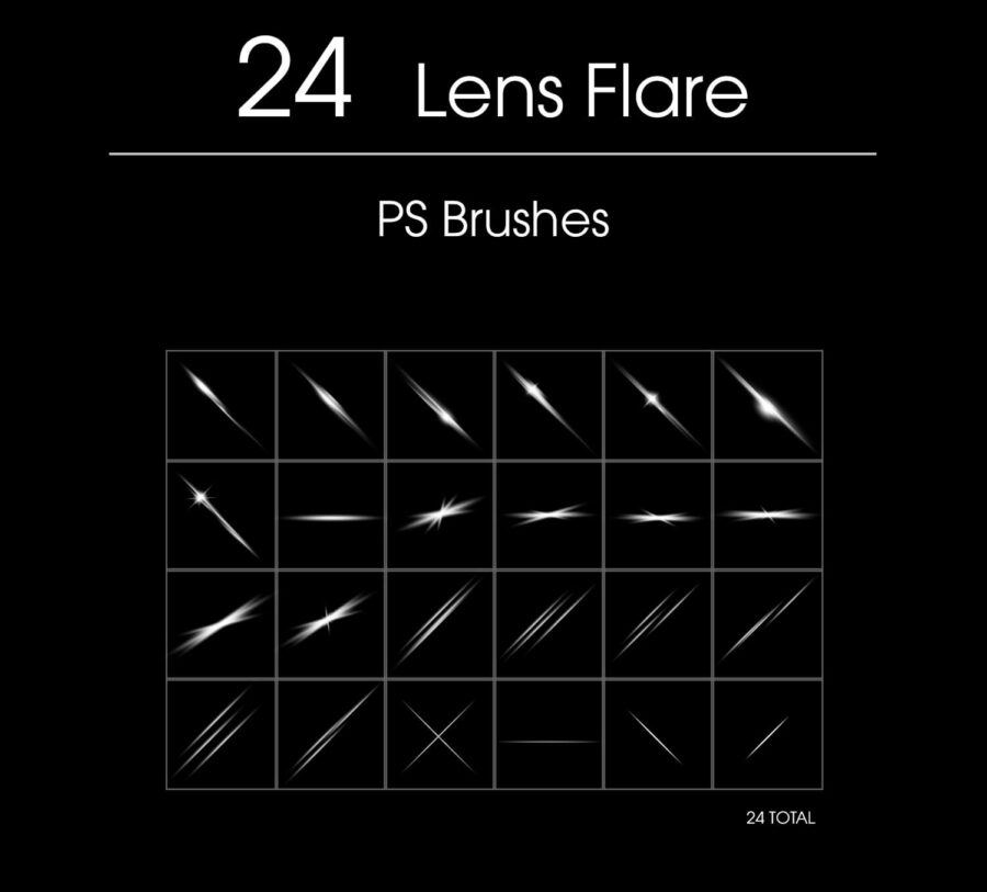 Кисти с бликами для добавления световых эффектов