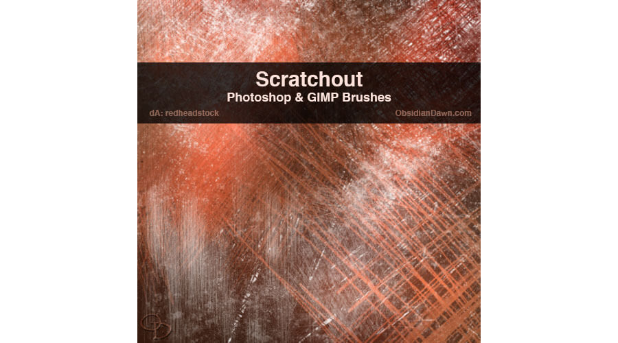 Кисти для рисования царапин и потертостей