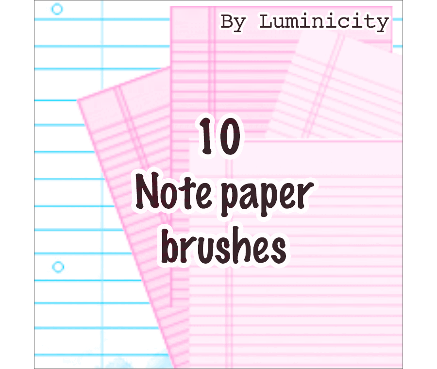 Кисти для рисования блокнотных листов