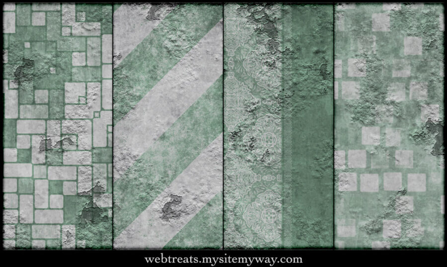 Паттерны с зелеными гранжевыми узорами