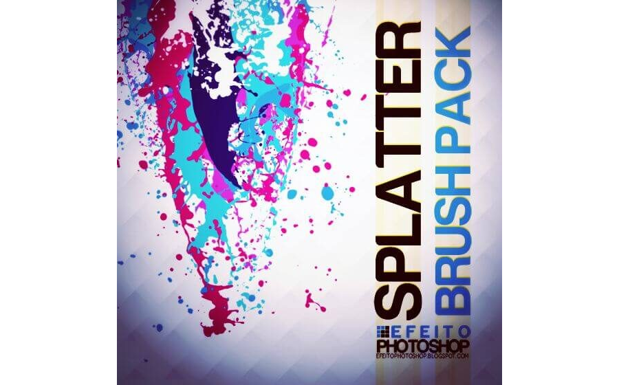 Кисти с брызгами