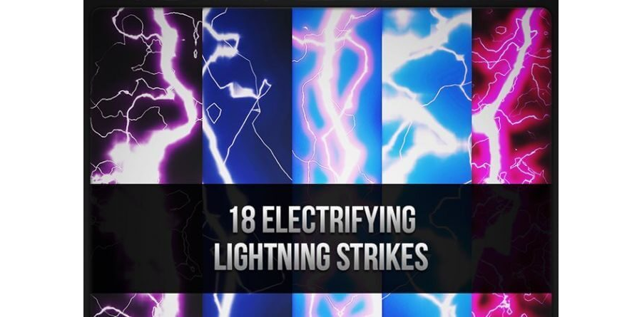 Кисти с разрядами молний