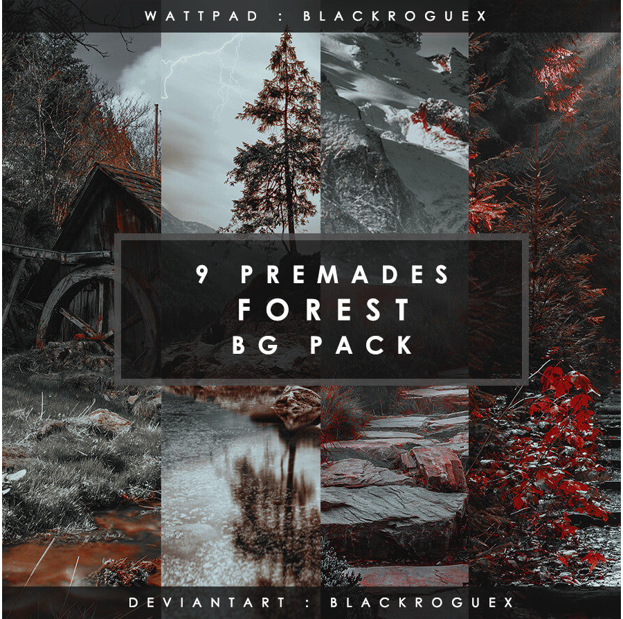 Фоны с мистическими лесными пейзажами