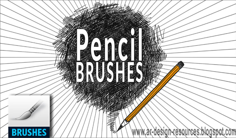 Кисти для имитации карандаша