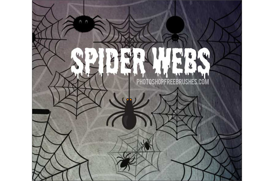 Кисти для рисования пауков и паутины