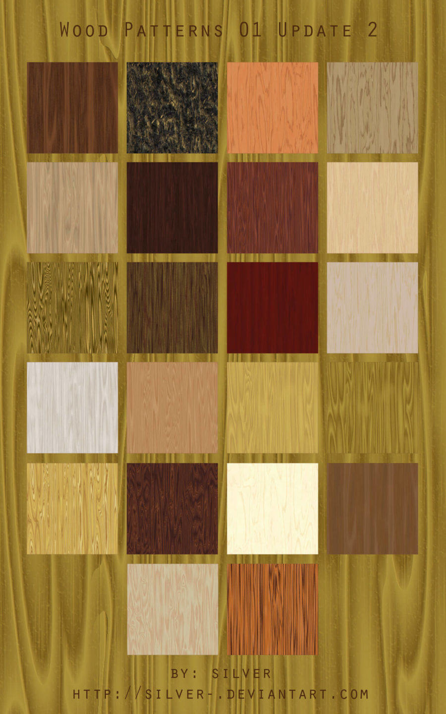 Фоны с текстурами различных пород древесины